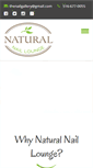 Mobile Screenshot of naturalnaillounge.com
